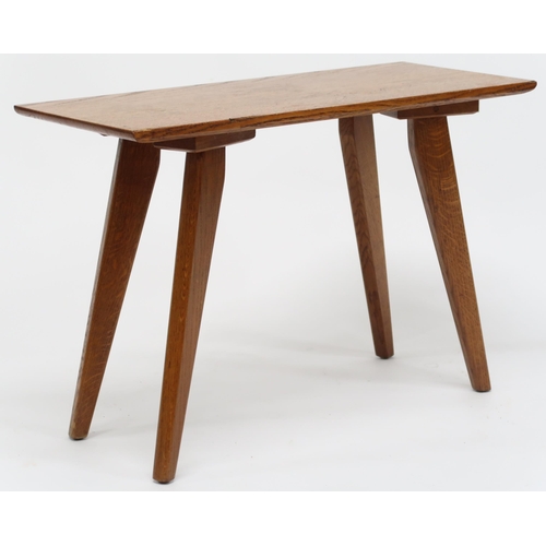 94 - A 20th century oak occasional table 