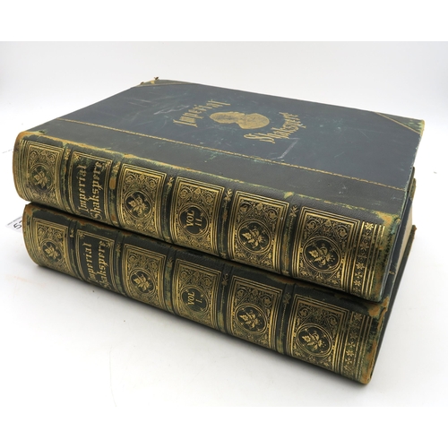 575 - The Works of ShakespeareImperial Edition, Edited by Charles Knight, Virtue & Co., London, large ... 