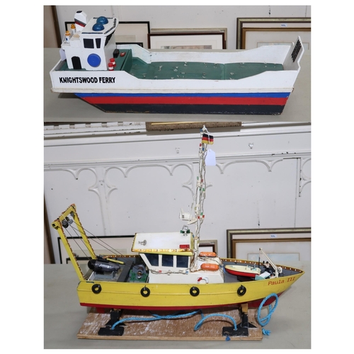 620 - An R/C pond fishing trawler 