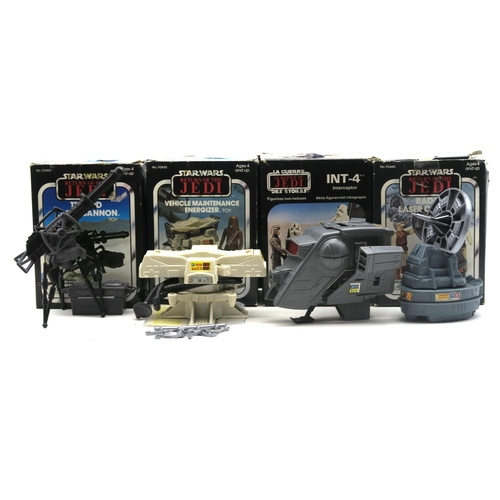 627 - A Kenner Star Wars: Return of the Jedi Tri-Pod Laser Cannon, Radar Laser Cannon, Vehicle Maintenance... 