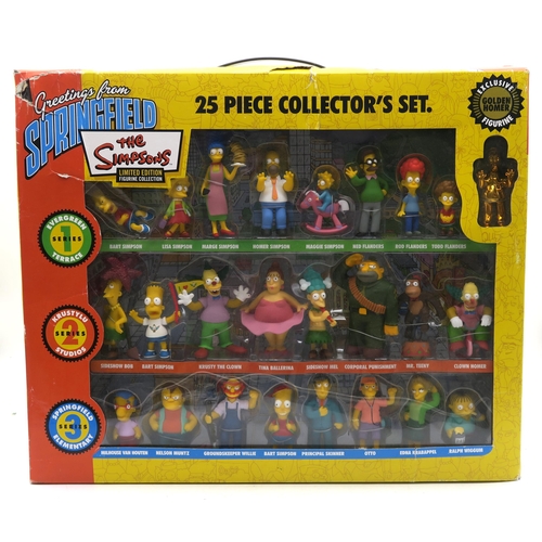 638 - A boxed The Simpsons Limited Edition 25 Piece Collector's Set by the Promotions Factory, boxed ... 