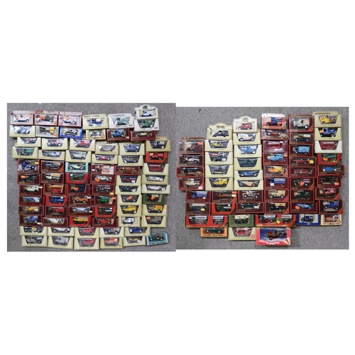 644 - A large collection of die-cast model vehicles, largely the Matchbox Models of Yesteryear series (2 b... 