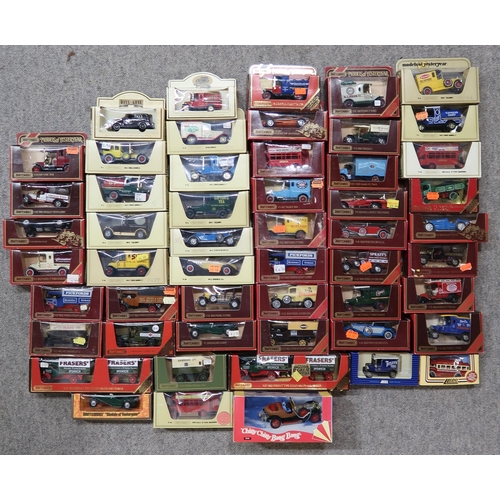 644 - A large collection of die-cast model vehicles, largely the Matchbox Models of Yesteryear series (2 b... 