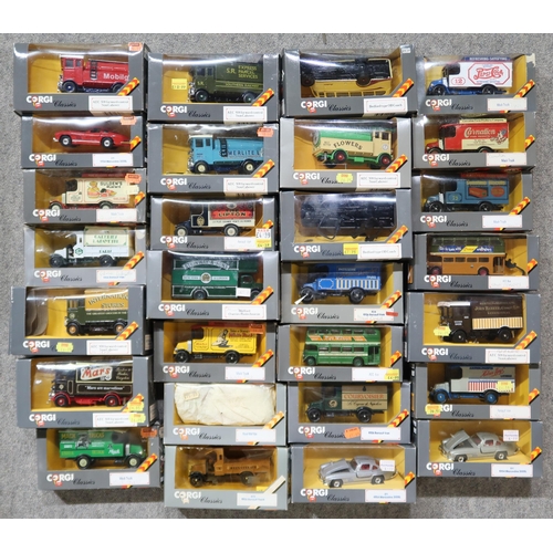 646 - A large quantity of boxed Corgi Classics die-cast model vehicles