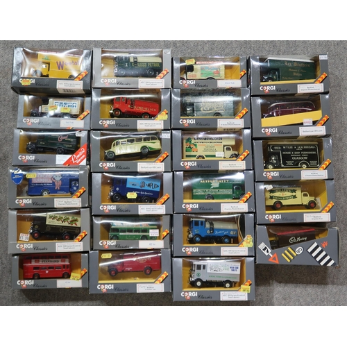 646 - A large quantity of boxed Corgi Classics die-cast model vehicles