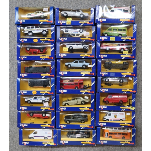 647 - A large quantity of boxed Corgi die-cast model vehicles (2 boxes)