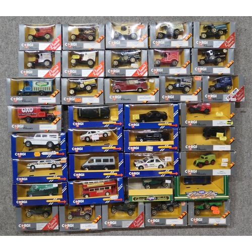 647 - A large quantity of boxed Corgi die-cast model vehicles (2 boxes)