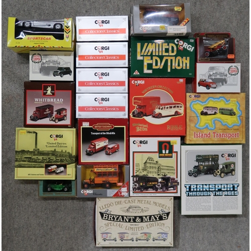 648 - A large quantity of assorted boxed Corgi die-cast vehicles, to include the Collector's Classics seri... 