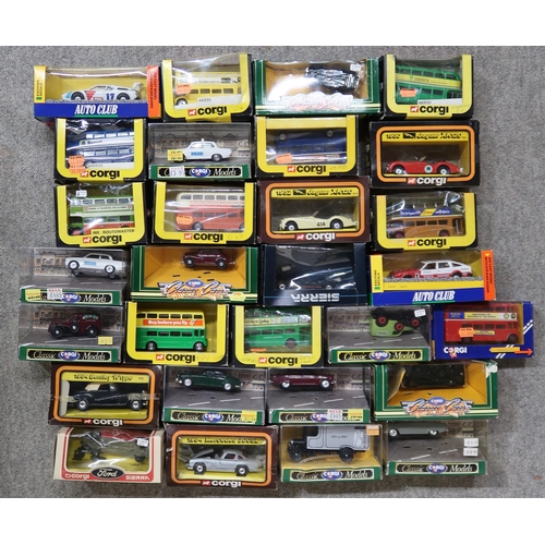 648 - A large quantity of assorted boxed Corgi die-cast vehicles, to include the Collector's Classics seri... 