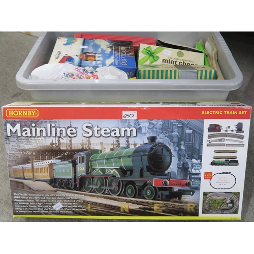 650 - A boxed Hornby 00-gauge R 1032 Mainline Steam model railway set, R.779 0-4-0 Loco 