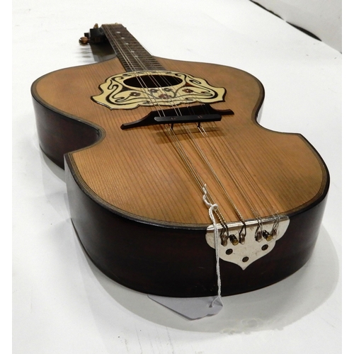 465 - A Violaline (Violin-Mandolin) one piece back 17 frets with case