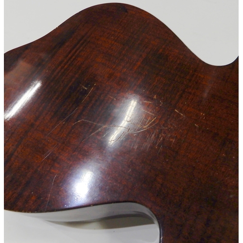 465 - A Violaline (Violin-Mandolin) one piece back 17 frets with case