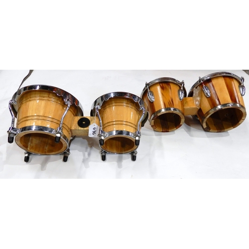 476 - A set of bongos 6