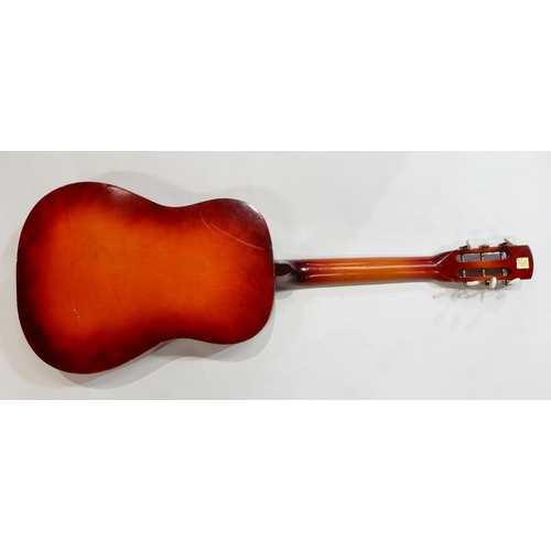 490 - A student guitar in orange burst