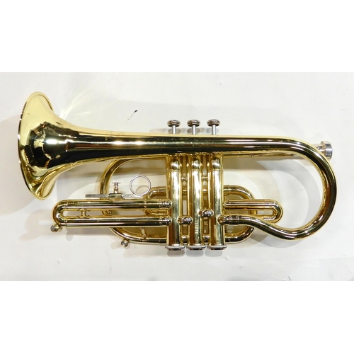 492 - A Cornet by Jupiter with a Jupiter 7C mouthpiece and case