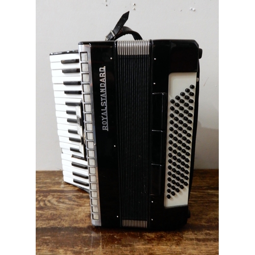 502 - A Royal Standard 34 key 80 bass piano accordion made in Germany with case