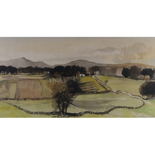 2977 - TOM SHANKS RSW RGI PAI (SCOTTISH 1921-2020)FARM, KILBARCHANWatercolour on buff paper, signed lower r... 