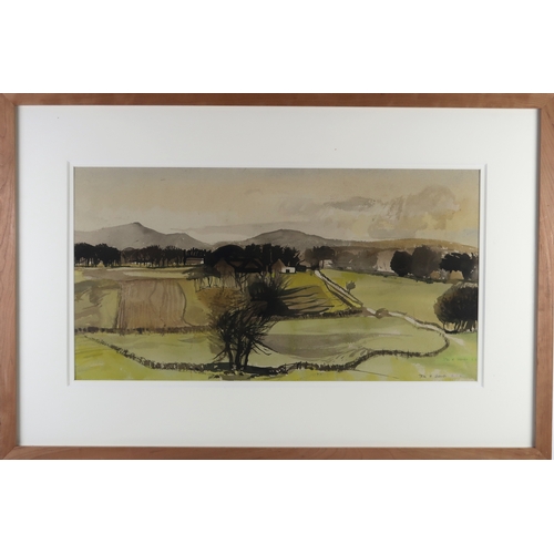 2977 - TOM SHANKS RSW RGI PAI (SCOTTISH 1921-2020)FARM, KILBARCHANWatercolour on buff paper, signed lower r... 