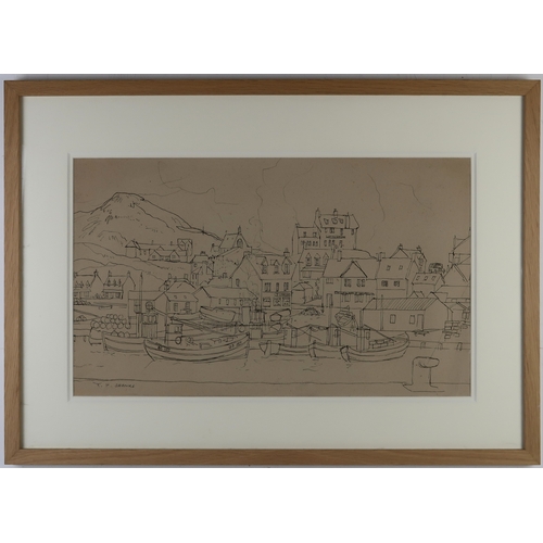 2979 - TOM SHANKS RSW RGI PAI (SCOTTISH 1921-2020)MALLAIGInk on buff paper, signed lower left, 33 x 55cm (1... 