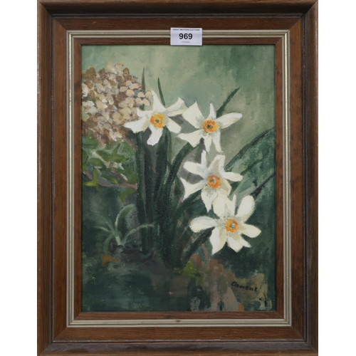 969 - JOAN CLEMENT (CONTEMPORARY SCHOOL) SPRING DANCE Oil on board, signed lower right, 33 x 24c... 