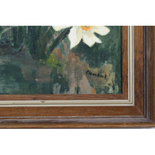 969 - JOAN CLEMENT (CONTEMPORARY SCHOOL) SPRING DANCE Oil on board, signed lower right, 33 x 24c... 