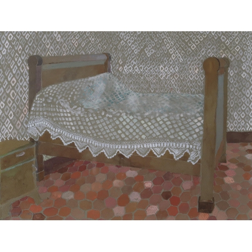 983 - CYNTHIA WALL (ENGLISH 1927-2012) THE BEDROOM Watercolour, signed lower left, 23 x 30cm&nbs... 