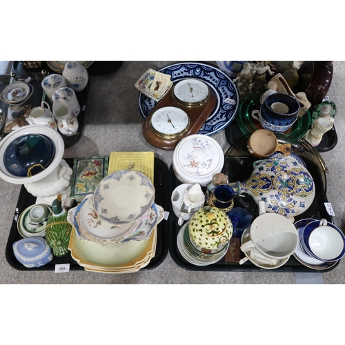 209 - A collection of assorted ceramics and other items including an end of day glass dump weight, a Susie... 