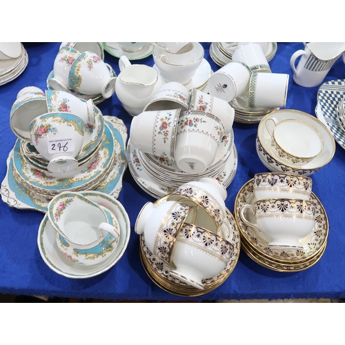 296 - A Royal Doulton Kingswood pattern dinner service, together with a Tuscan Naples teaset, Wedgwood Ica... 