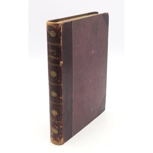 503 - Dickens, Charles WorksTen volume set, Chapman & Hall, London, undated, bound in tooled scarlet M... 