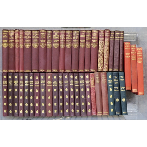 508 - Assorted classic literature library sets, to include the works of Dickens, Scott, Dumas etc. (3 boxe... 