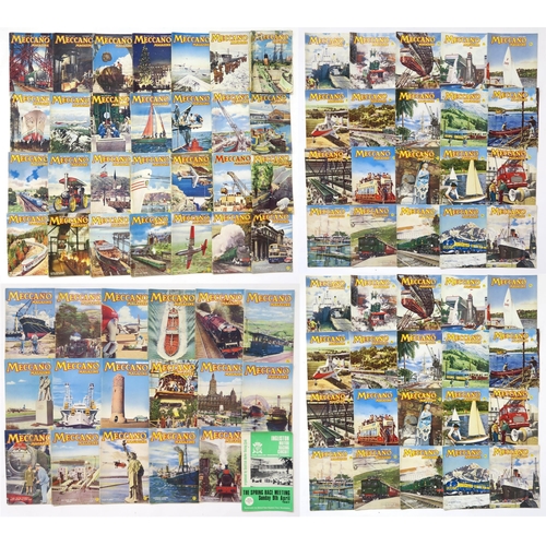 526 - A collection of Meccano Magazines, approximately 75 in number, ranging in date from the mid-1950s to... 