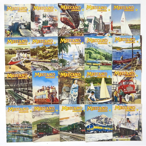 526 - A collection of Meccano Magazines, approximately 75 in number, ranging in date from the mid-1950s to... 