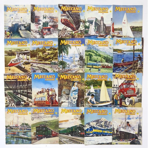 526 - A collection of Meccano Magazines, approximately 75 in number, ranging in date from the mid-1950s to... 