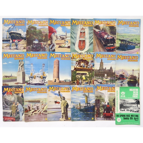 526 - A collection of Meccano Magazines, approximately 75 in number, ranging in date from the mid-1950s to... 