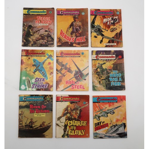 514A - Commando Comics; a collection of issues ranging from 300's to 1100's including 360, 363, 365, 371, 3... 