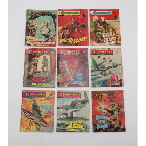 514A - Commando Comics; a collection of issues ranging from 300's to 1100's including 360, 363, 365, 371, 3... 