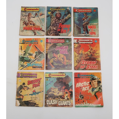 514A - Commando Comics; a collection of issues ranging from 300's to 1100's including 360, 363, 365, 371, 3... 