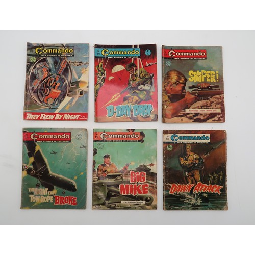 514A - Commando Comics; a collection of issues ranging from 300's to 1100's including 360, 363, 365, 371, 3... 