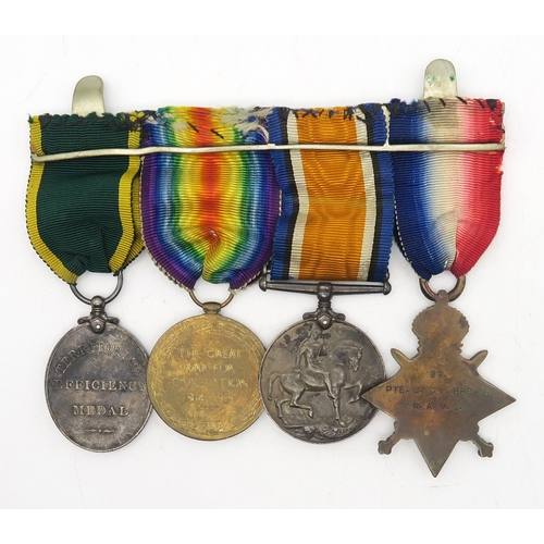 2553 - A WW1 ROYAL ARMY MEDICAL CORPS MEDAL GROUP OF FOUR Awarded to S. Sjt. J.F.S. Brown R.A.M.C., compris... 