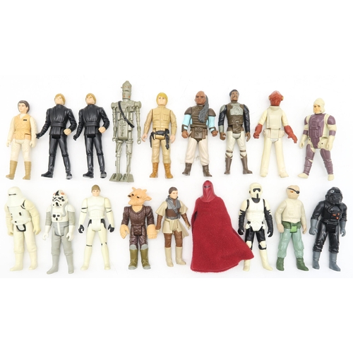 547 - Star Wars: a large collection of vintage small-scale action figures, marked G.M.F.G.I. Hong Kong 197... 