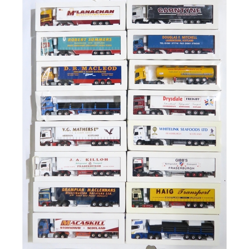 553 - Sixteen boxed Eligor 1:43-scale haulage lorries, to include Carntyne Transport, Robert Summers of Bu... 