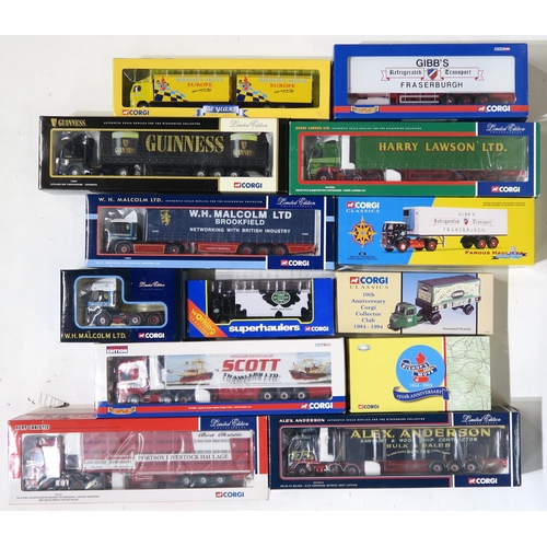 564 - A collection of boxed Corgi 1:50-scale haulage lorries, including Harry Lawson of Broughty Ferry, Al... 