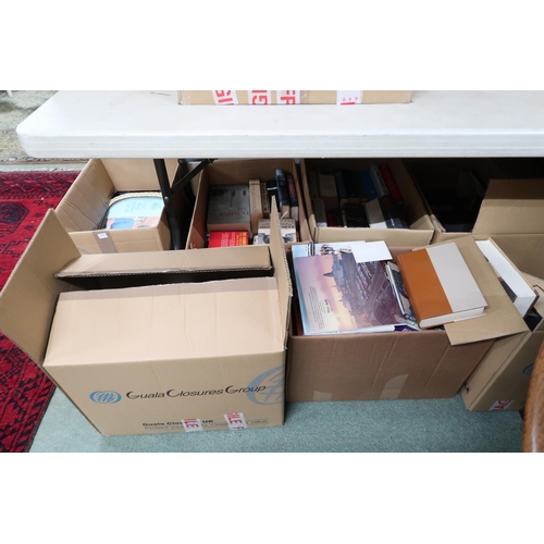 123 - A lot of fifteen assorted boxes of books (15)