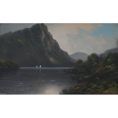 851 - W COLLINS Loch Ness and Ben Venue, signed, oil on board, 38 x 58cm (2)