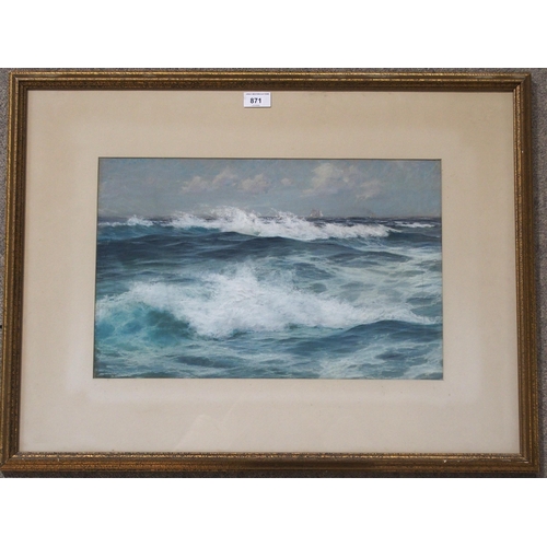 871 - WALLACE PATON Westerly Breeze off Natal, pastel, 31 x 48cm