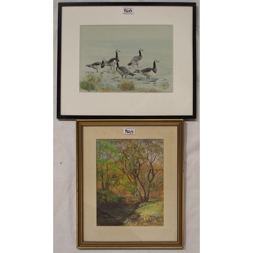 960 - A VARIOUS LOT  Comprising three watercolours by Fraser, Anderson and another (3)... 