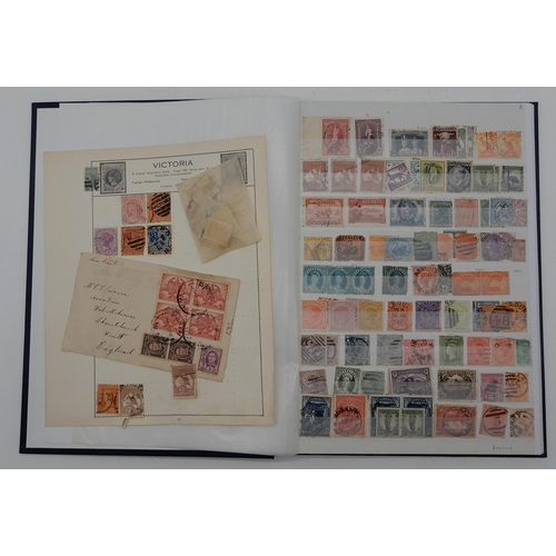 355 - A world stamp collection in with interesting U.S.A on sheets, Spain, Greece etc all periods covered