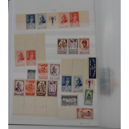 355 - A world stamp collection in with interesting U.S.A on sheets, Spain, Greece etc all periods covered