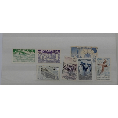 355 - A world stamp collection in with interesting U.S.A on sheets, Spain, Greece etc all periods covered