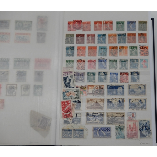 355 - A world stamp collection in with interesting U.S.A on sheets, Spain, Greece etc all periods covered